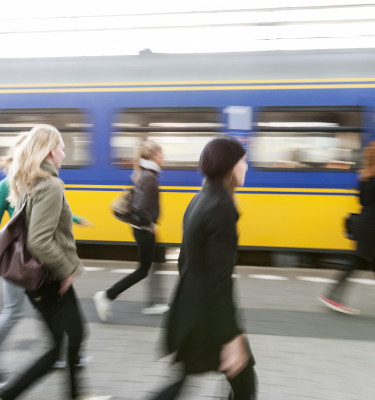 A Dutch train. Photo by Jurjen Drenth