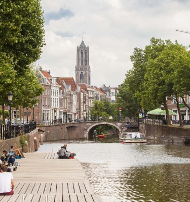 View of Dom Tower, Utrecht. Photo by Juri Hiensch